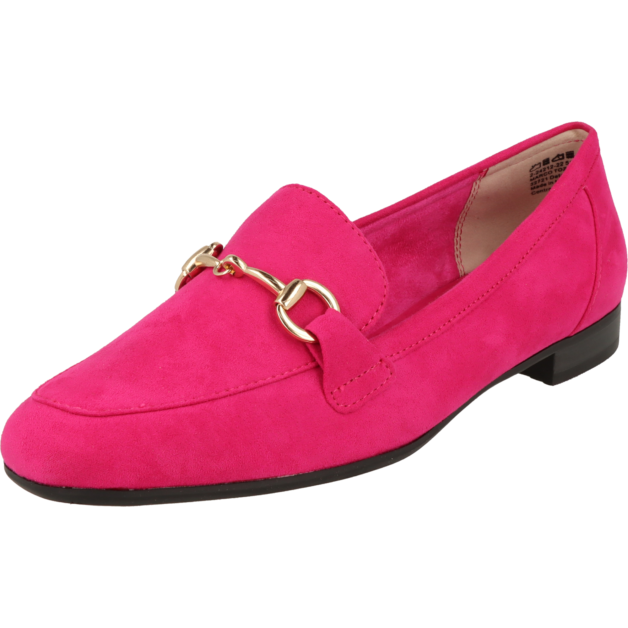 Marco Tozzi Vegan 2-24212-42 Damen Schuhe elegante Mokassins mit Kette Pink