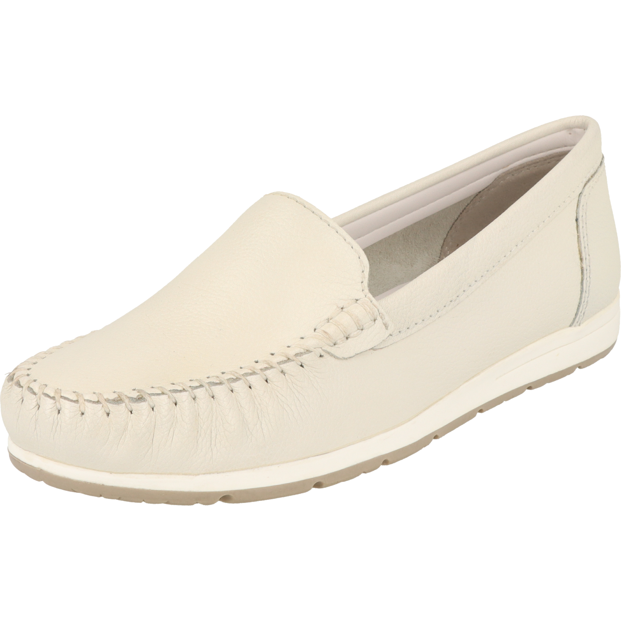 Marco Tozzi 2-24600-42 Damen Schuhe Komfort Leder Mokassins White