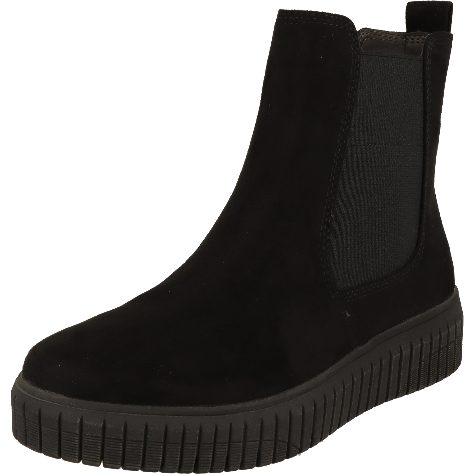 Jana Damen Schuhe H-Weite modische Chelsea Boots Stiefel 8-25461-41 Black