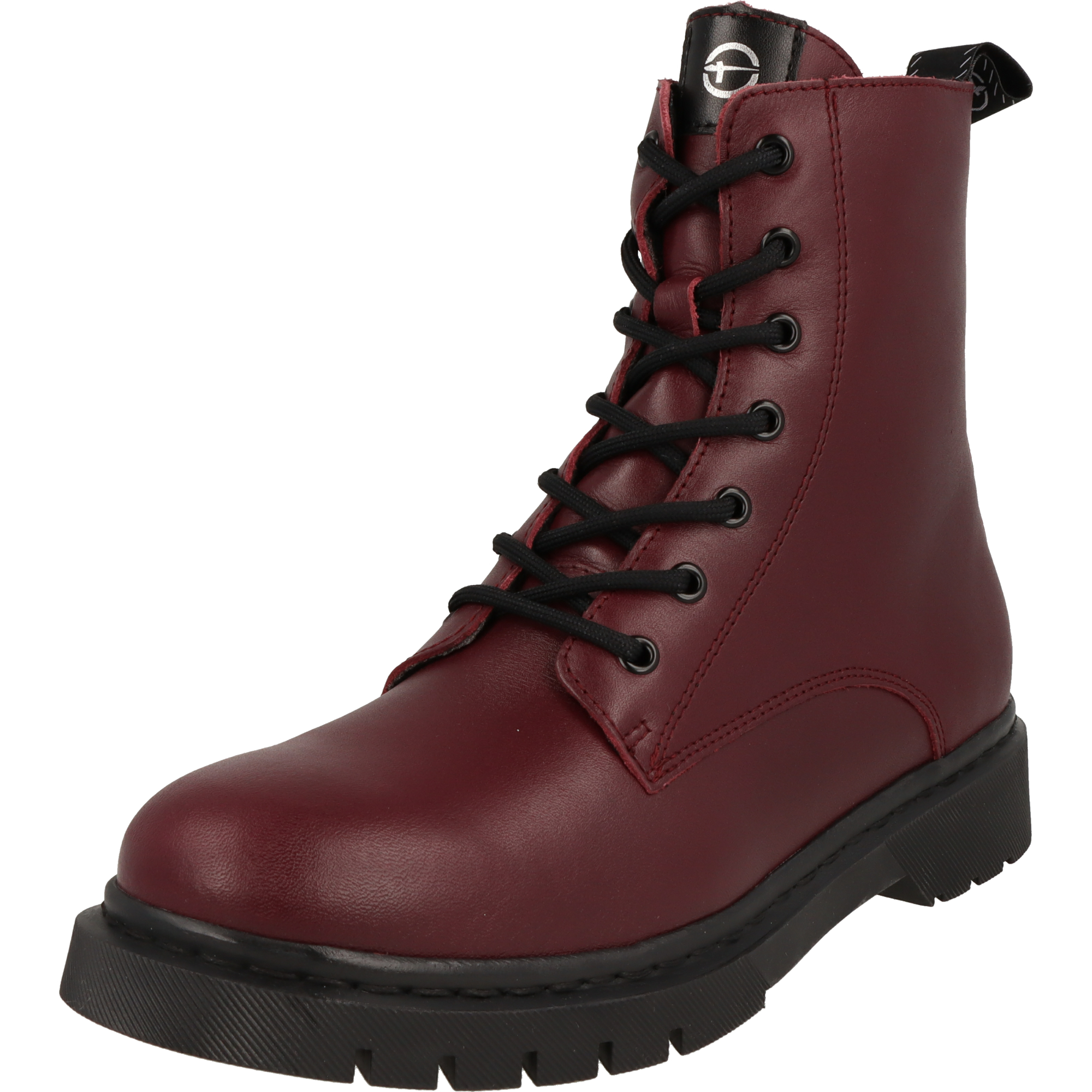 Tamaris 1-25269-41 Damen Schuhe Leder Winter Boots Schnürstiefel 500 Rot