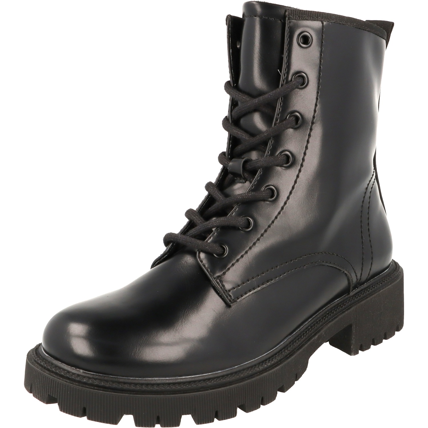 Jane Klain Damen Schuhe Winter Boots Stiefel 252-565 Schwarz Reißverschluss
