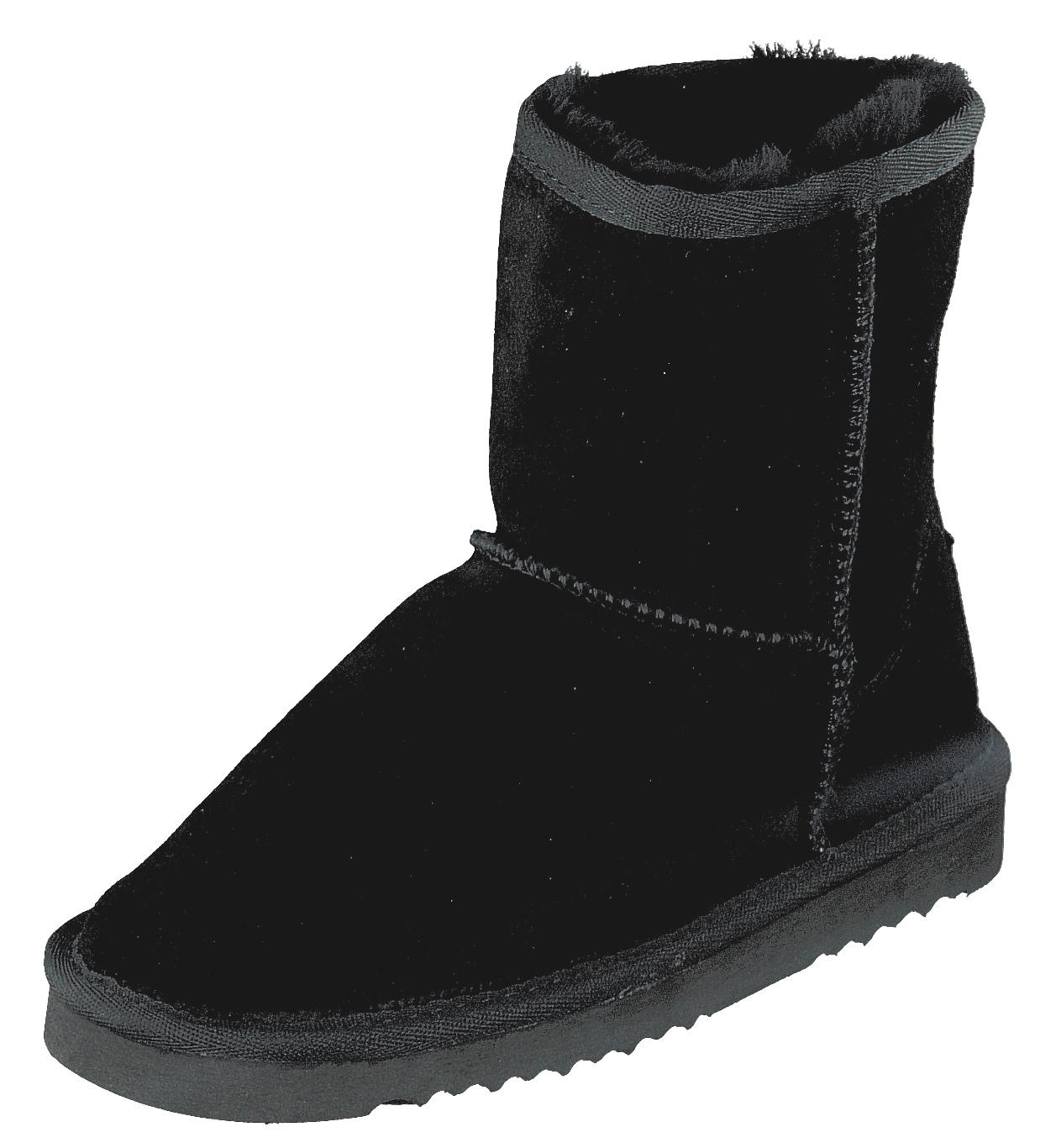 BLK1978 Mädchen Schuhe Winter High-Cut Boots 464-097 Lammfell gefüttert Black