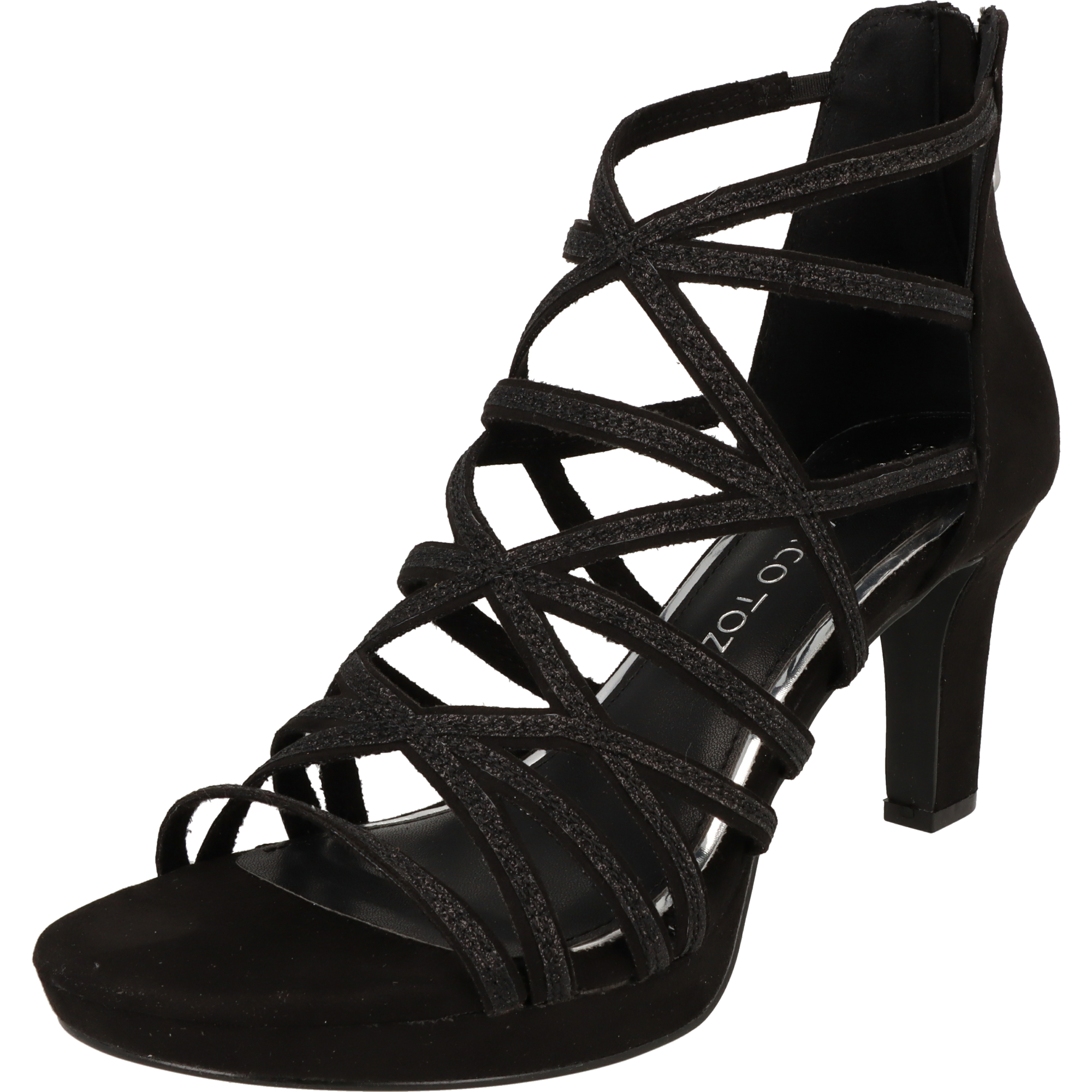 Marco Tozzi 2-28373-42 Damen Schuhe elegante High Heel Absatzsandalette Black