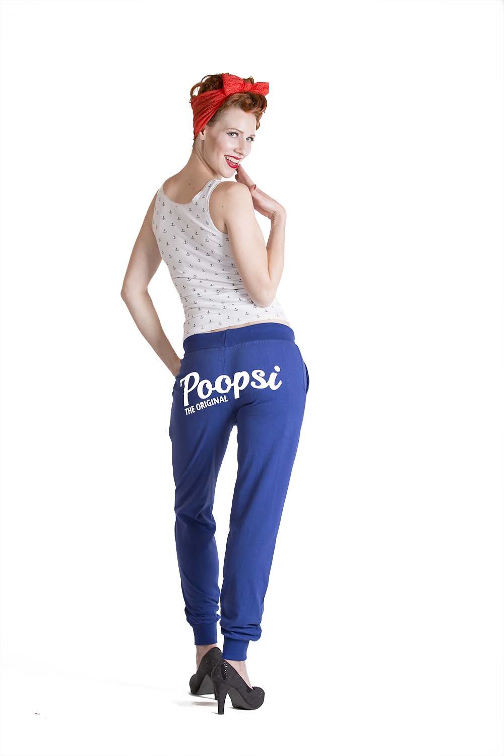 Poopsi - The Original Damen Jogginghosen Royal Blue