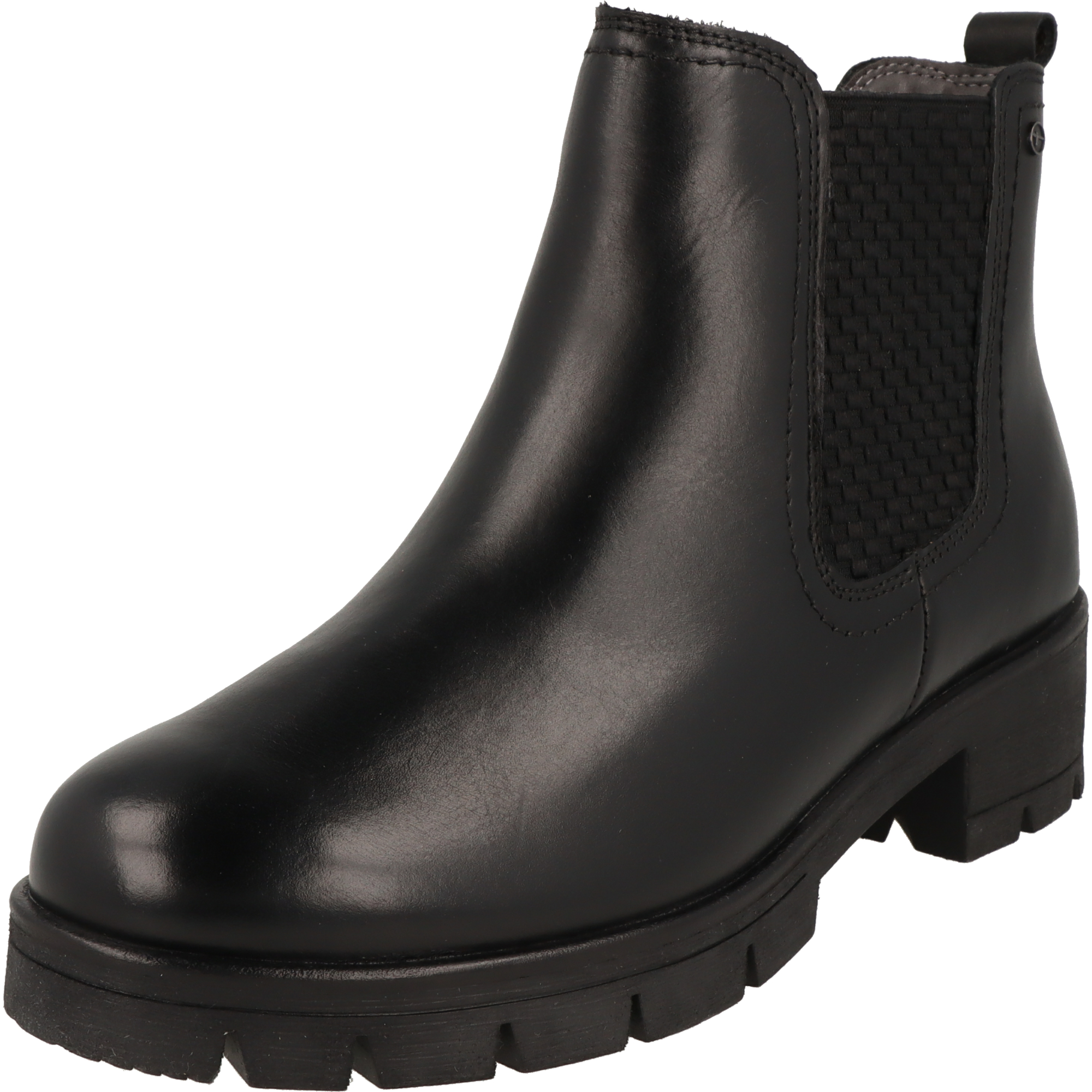 Tamaris Comfort 8-85412-41 Damen Schuhe Chelsea Boots Leder Stiefel Black