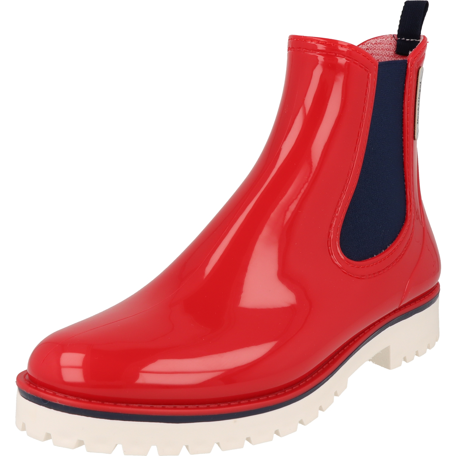 Bockstiegel Damen Schuhe Gummistiefel Chelsea Bootys Oxford Rot/Weiß